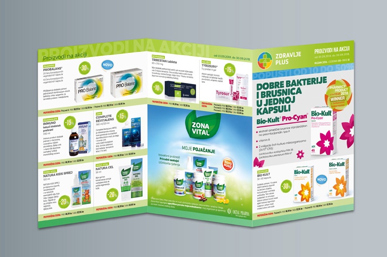 Letak Zdravlje plus - redizajn