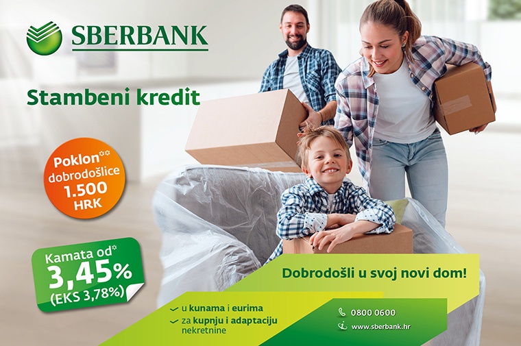 Stambeni kredit za Sberbank d.d.