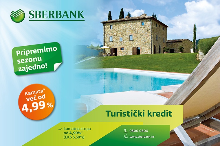 Turistički krediti za Sberbank d.d.