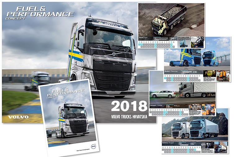 Kalendar i rokovnik za Volvo Trucks